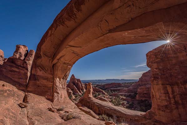 Tower Arch Sunburst